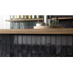 Ceralto Graina Mini Carrelage mural - 6x24cm - 9.5mm - Noir SW498006