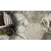 Zyx Amazonia Vloer- en wandtegel met decor 32x37cm 9mm gerectificeerd R9 porcellanato Tropic Grey SW795707