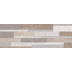 Ceralto Monolith Urban Decortegel 25x75cm 9.7mm witte scherf Multicolor SW93900