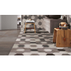 Ceralto Rovino Concrete Carreau de sol - 18.2x21cm - 9.5mm - Peltro SW24139