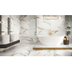 Ceralto Velario Polished Wandtegel - 31.6x100cm - 9.7mm - gerectificeerd - White SW638560