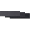 Ceralto Tavola Stone Lames - 14.7x59.7cm - 12.0mm - rectifié - Noir froid SW393732