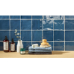 Ceralto Nordico Line Carrelage mural 13x13cm 8.5mm pâte blanche Azul SW370569