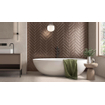 Ceralto Quercio Outdoor Carrelage mural - 7.5x30cm - 10.0mm - bronze SW917683