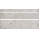 Ceralto Sylvaro Fine Bandes de carrelage pour mur et sol 10mm rectifié R10 grès cérame Light Grey SW93832