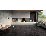 Vtwonen Composite 100306 Carrelage sol - 80x80cm - Black 9mm - Mat Ret.R10 - SW856287