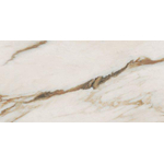 Abk imoker Signoria Carrelage sol et mural - 60x120cm - rectifié - aspect marbre - Calacatta Vena Oro brillant (beige) SW856407