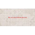 JOS. Reused Decortegel 20x20cm 10mm gerectificeerd R10 porcellanato Mix Warm SW93787