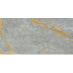 Abk imoker Signoria Carrelage sol et mural - 60x120cm - rectifié - aspect marbre - Grigio Siena brillant (gris) SW856418