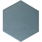Jos. Dust Carrelage sol et mural - 17.5x20cm - hexagon - R10 - Mat Niagara (bleu) SW928506