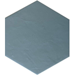 SAMPLE Jos. Dust vloer- en wandtegel - 17.5x20cm - hexagon - R10 - mat niagara (blauw) SW1170706