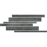 Floorgres RAWTECH Decor-strip - 21x40cm - 10.0mm - gerectificeerd - Coal SW94087