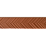 Jos. Dust wandtegel Decor - 5x20cm - Terrae Mat Chevron SW928492