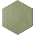 SAMPLE Ceralto Serrano Plank vloer- en wandtegel - 17.5x20cm - hexagon - R10 - mat sage (groen) SW1170691