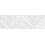 Colorker Premiere Carrelage mural décor - 31.6x100cm - 10.4mm - rectifié - Aquila White mat (blanc) SW957733