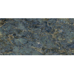 Abk imoker Signoria Carrelage de sol et mural - 60x120cm - rectifié - effet marbre - brillant Labradorite (bleu) SW856404