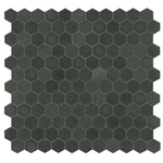 Basalt Carrelage mosaïque M30 27.9x27.9cm céramique gris hexagon SW107382