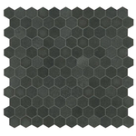 Ceralto Minuta Uno Carreau mosaïque - 27.9x29.3cm - 7.0mm - Basalte hexagone SW107382