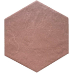 SAMPLE Ceralto Serrano Plank vloer- en wandtegel - 17.5x20cm - hexagon - R10 - mat blush (roze) SW1170695