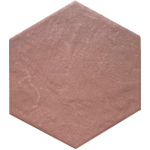 SAMPLE Jos. Dust vloer- en wandtegel - 17.5x20cm - hexagon - R10 - mat blush (roze) SW1170695