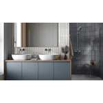 Ragno Glace Carrelage mural - 7.5x20cm - brillant blu notte SW892525