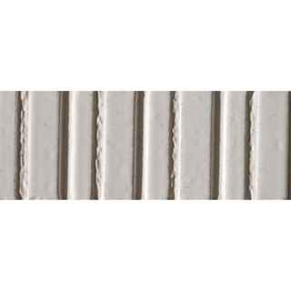 Ragno Glace Wandtegel - 7.5x20cm - decor -structuur - glans bianco