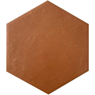 Jos. Dust Carrelage sol et mural - 17.5x20cm - hexagonal - R10 - Mat terrae (orange)