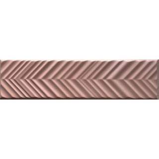 Jos. Carreau mural Decor - 5x20cm - Blush Mat Chevron