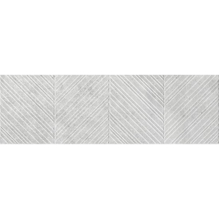 Colorker Premiere Carrelage mural décor - 31.6x100cm - 10.4mm - rectifié - Aquila Light mat (gris)