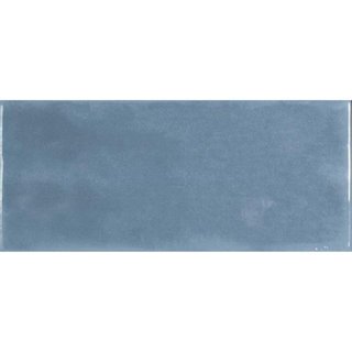 Roca Maiolica Wandtegel 11x25cm 7mm witte scherf Blue Steel