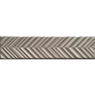 Jos. Dust Carrelage mural décor - 5x20cm - Dove Mat Chevron