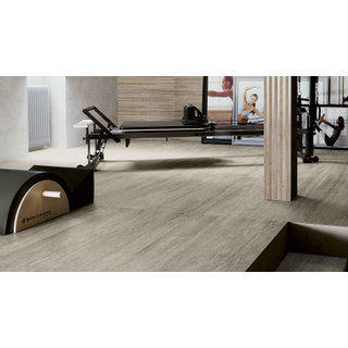 Serenissima Travertini Due Carrelage de sol et mural 60x60cm 9.5mm rectifié R10 porcellanato mat greige (gris)