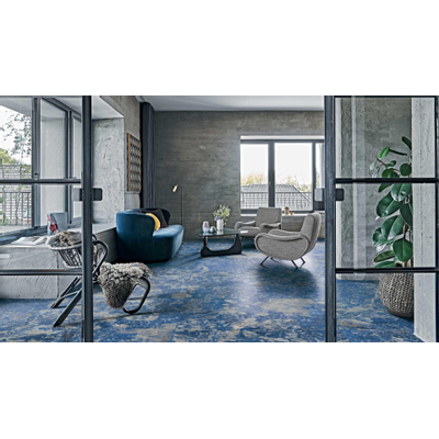 Douglas Jones Magnum vloer- en wandtegel 120X120cm gerectificeerd Sodalite Bleu Glans