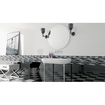 Ceralto Stanza Mural Carrelage mural - 40x120cm - 7.0mm - rectifié - Blanco