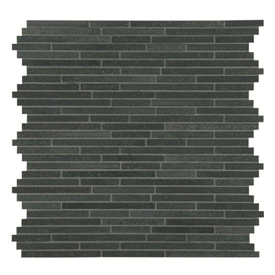 Ceralto Minuta Uno Mosaïque 31x31cm 10mm porcellanato Basalte Allongé