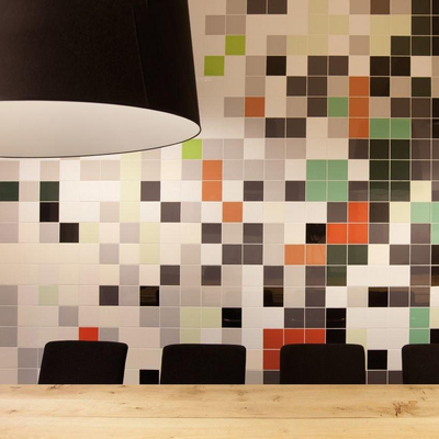 Ceralto Doppio Shade Carreau mural - 9.7x9.7cm - 7.8mm - blanc