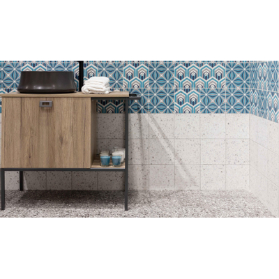 Jos. Venise Carrelage de sol et mural 20x20cm 10mm anti gel Blu Mat