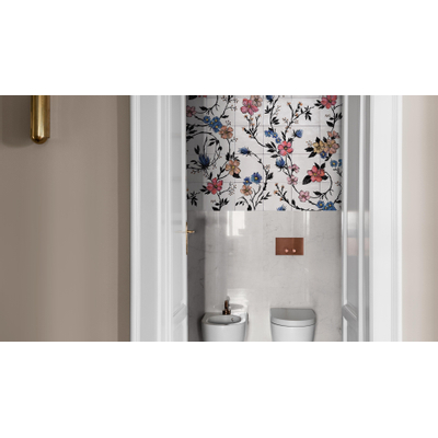 Ceralto Drapé Mural Decor-strip - 45x60cm - 10.0mm - Bianco