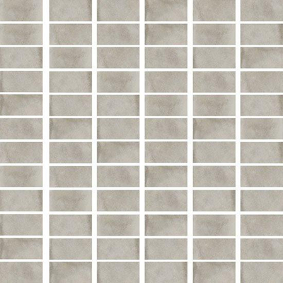 Ceralto Micello Craft Carreau mosaïque 30x30cm 10mm rectifié R10 porcellanato Silver