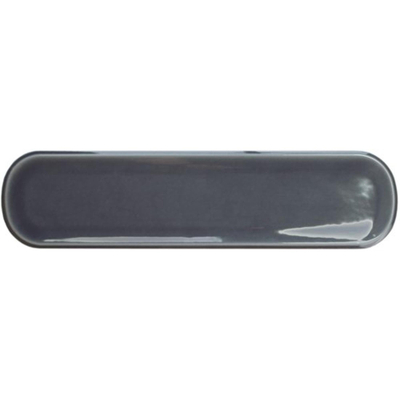 Vtwonen Shapes wandtegel - 7.5x30cm - 8.5mm - rond - glans titanium blue (blauw)