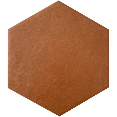 Jos. Dust carreau de sol et de mur - 17.5x20cm - hexagone - R10 - mat terrae (orange)