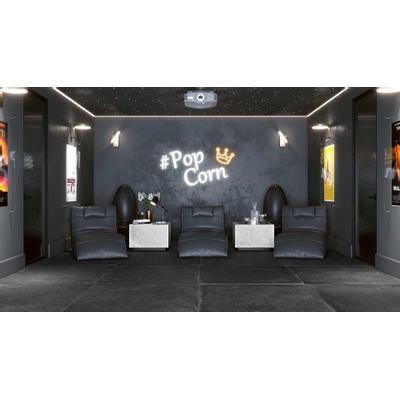 Serenissima Materica Carrelage de sol 600X600 Nero 10mm Mat Ret.R10