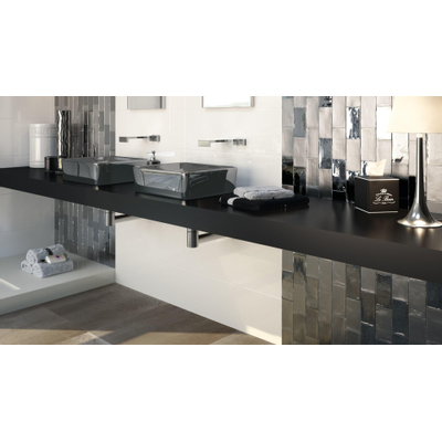 Dune Ceramic Mosaics Mozaiektegel - 30x30cm - 9.0mm - Zilver