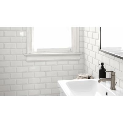 Marazzi Hello M8GE Carrelage mural 7,5x15 Diam.White 9mm Brillant