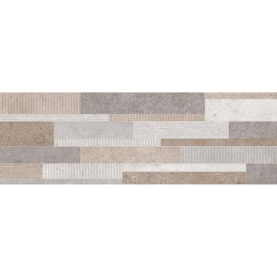 Ceralto Monolith Urban Decortegel 25x75cm 9.7mm witte scherf Multicolor