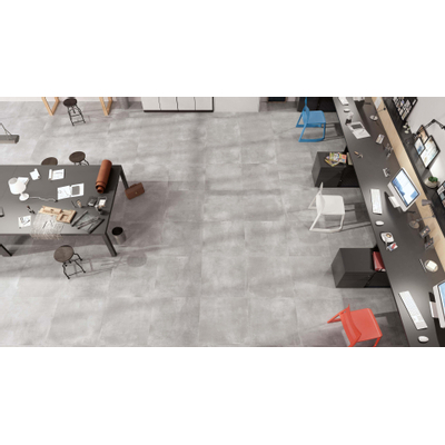 Rondine Volcano Carrelage de sol 1000X1000 Gris 8,5mm Mat Ret.R10