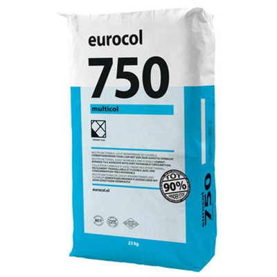 Eurocol 750 Multicol Colle pour carrelage en pâte - Gris