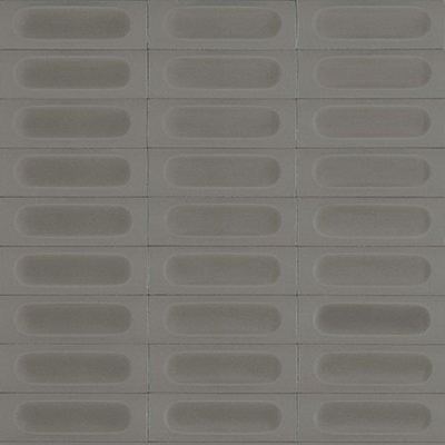 Vtwonen Chop Carreau mural - 5x15cm - 3D - mat avio