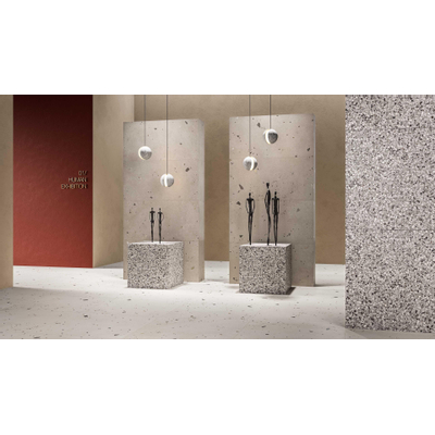 Vtwonen Terrazzo Carrelage sol et mural - 90x90cm - rectifié - Mat Smoke Flakes