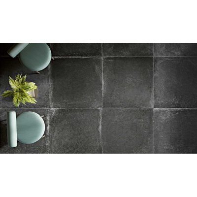 Serenissima Materica Carrelage de sol 300X600 Nero 10mm Mat Ret.R10